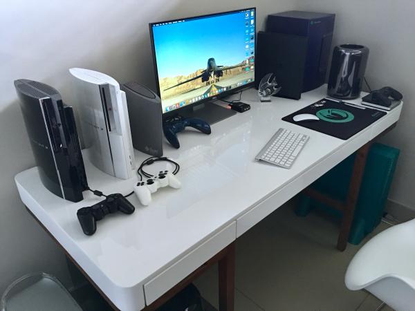 Consoles on my desk
