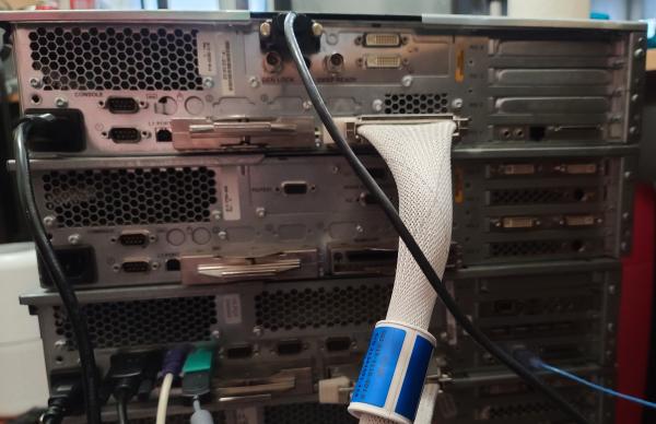 Tezro Rackmount and O350 Connected - Rear